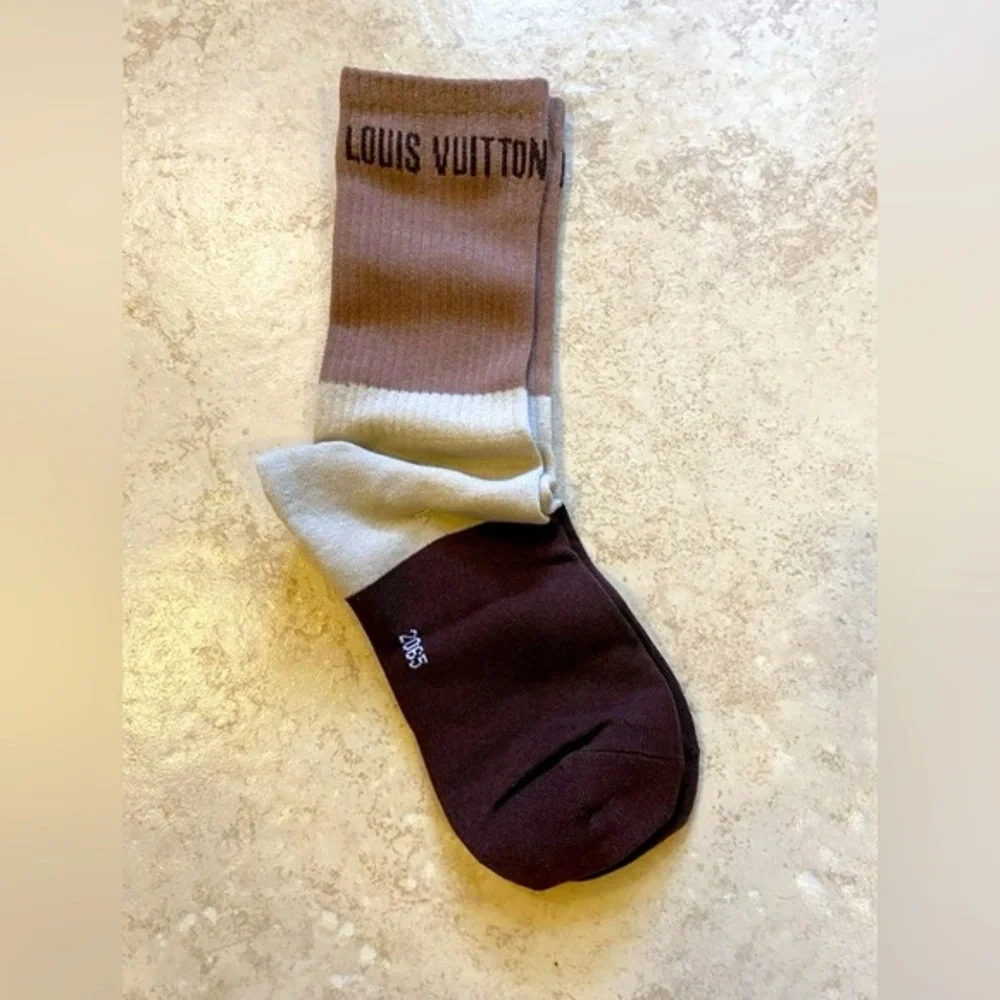 Luxury LV Crew Socks